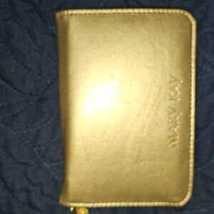 Mary Kay Metallic Gold Pouch Like New